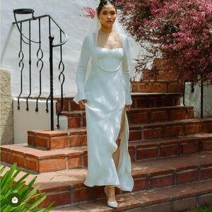 LPA Iris Corset Maxi Dress